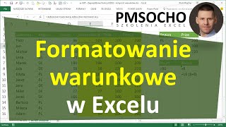 EXCEL  Formatowanie warunkowe [upl. by Tawnya422]