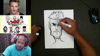 How To Draw Basic Caricature Head Shapes [upl. by Aikram]