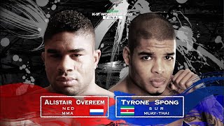 Alistair Overeem v Tyrone Spong [upl. by Carbo802]