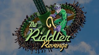 Official THE RIDDLER Revenge POV  Six Flags Over Texas [upl. by Elaweda]