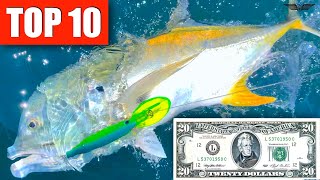 TOP 10 Saltwater TROLLING lures MONEY [upl. by Terrena125]