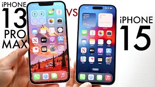 iPhone 15 Vs iPhone 13 Pro Max Comparison Review [upl. by Sissy]