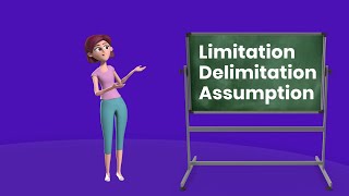 Limitations delimitations and assumptions in research Differences with Examples [upl. by Selinski839]