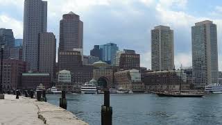 Boston Seaport MA  Walking Tour [upl. by Htiekel]