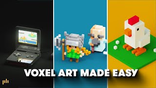 How to Create 3D Voxel Art with MagicaVoxel  PremiumBeatcom [upl. by Clemens157]