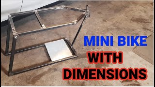 How to Build a BASIC Mini Bike Frame Tutorial [upl. by Eizus48]