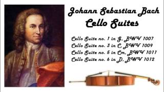 Johann Sebastian Bach  Cello suites in 432 Hz great for reading or studying [upl. by Anatnom701]