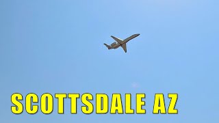 Scottsdale Airport KSDL Plane Spotting [upl. by Enaenaj]