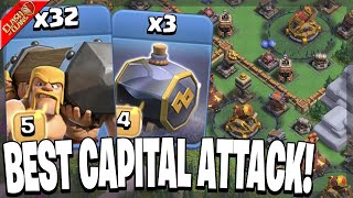 How to Use Battle Ram amp Graveyard Spam in the Clan Capital  Clash of Clans [upl. by Vish]