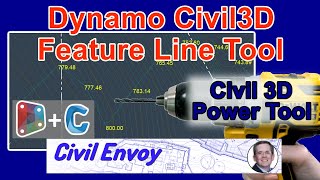 Dynamo for Civil3D Feature line node labels [upl. by Yecaw]