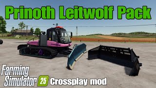 Prinoth Leitwolf Pack  FS25 crossplay mod [upl. by Ahsihat785]