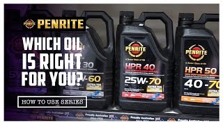 Which Penrite Oil is the Right Oil for your Vehicle [upl. by Brandi]