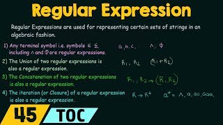 Regular Expression [upl. by Xylon]