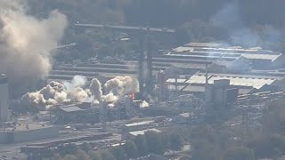 Chemical company explosion caught on camera [upl. by Lerraf921]