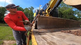 How To Do Land Clearing With Excavator For Beginners  DigginLife21 [upl. by Grew]