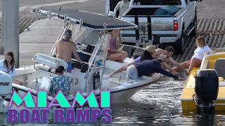 Captain Needs Help Docking  Miami Boat Ramps  Boynton Beach [upl. by Ylecara]