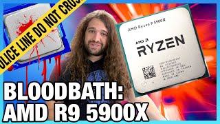 Multikill AMD Ryzen 9 5900X CPU Review amp Benchmarks  Gaming Workstation Overclocking [upl. by Moffitt]