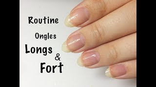 Comment avoir des ongles longs et forts [upl. by Elockin524]