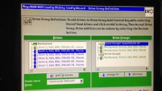 MegaRaid WebBios Configuration Step by Step [upl. by Alohcin]
