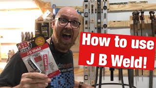 How to use JB Weld  JB Weld Original Cold Steel  JB Weld StepbyStep Instructions [upl. by Nyrahtak515]