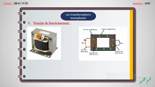 Le transformateur monophaséPART 1Principe de fonctionnement [upl. by Peppy]