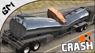 BeamNG Drive  TRUCK CRASH  Senseless Destruction  Crash Test [upl. by Philbo578]