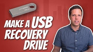 How to make a Windows 10 USB recovery drive [upl. by Aurilia]