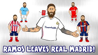 👋Ramos leaves Real Madrid👋 PSG Man Utd Barca Man City Transfer Gossip Press Conference [upl. by Keligot283]