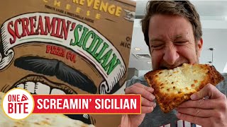 Barstool Pizza Review  Screamin Sicilian Frozen Pizza [upl. by Aisiat838]