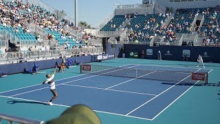 Kyrgios v Bublik Court Level View 60FPS HD Miami Open 2019 R2 [upl. by Meneau]