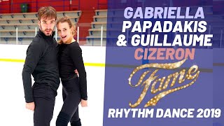 Gabriella Papadakis amp Guillaume Cizeron Fame Rhythm Dance 201920 [upl. by Thackeray345]