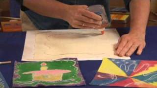 Easy Fabric Batik with Glue  Lesson Plan [upl. by Heydon243]