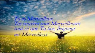 Tu es Merveilleux Gospel House Music GHM [upl. by Ellebasi796]