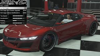 GTA 5  Past DLC Vehicle Customization  Dinka Jester Acura NSX [upl. by Eak]