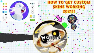 HOW TO GET CUSTOM SKINS IN 2024 IN AGARIO MOBILE AND PC WITHOUT AGARTOOL  Agario Tutorial [upl. by Dannon144]