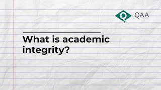 What is academic integrity [upl. by Eupheemia851]