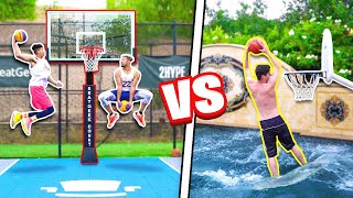 INSANE 2HYPE Pool  Mini Hoop Dunk Contest [upl. by Nelson]