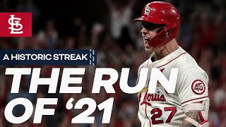 The Run of 21  St Louis Cardinals [upl. by Doralynne75]