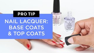 OPI Base Coat and OPI Top Coat Options [upl. by Chelsie862]