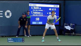 Alexander Bublik vs Thomas Fabbiano  US Open 2019 R2 Highlights [upl. by Otineb]