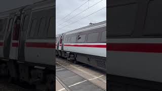 LNER full Intercity 225 passing Church Lane LC [upl. by Weisman]