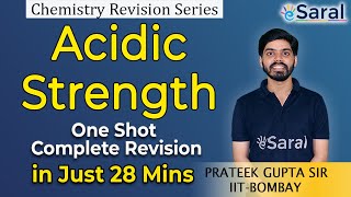 Acidic Strength in Organic Chemistry  Quick Revision by Prateek Sir  Class 11 JEE amp NEET  eSaral [upl. by Nivrad463]