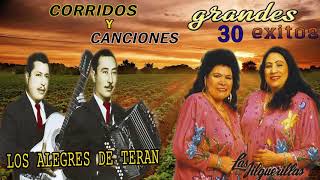 Los Alegres De Teran vs Las Jilguerillas  Corridos y Canciones Grandes Exitos [upl. by Nylanna]