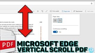 Microsoft Edge  Vertical Scroll PDF [upl. by Ella582]