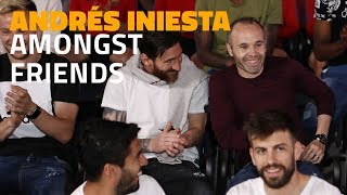 Andrés Iniesta amongst friends football talks [upl. by Nemracledairam]