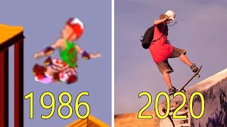 Evolution of Skateboard Games 19862020 [upl. by Mann]