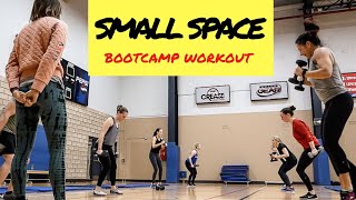 SMALL SPACE Full Bootcamp Workout Trainers Guide 64 [upl. by Ishmul851]