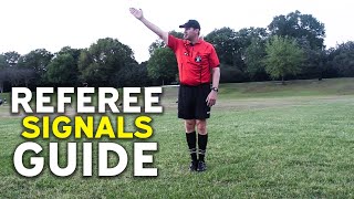 Soccer Referee Signals Guide [upl. by Tifanie701]