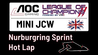 MINI JCW Nurburgring Sprint Hot Lap [upl. by Sirromaj]