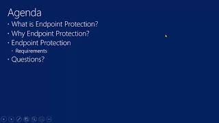 Endpoint Protection Part 1  Introduction [upl. by Lilhak]